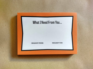 "What I Need From You" for Scrum Teams