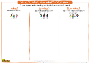 What, So What, Now What - Worksheet