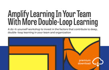 Load image into Gallery viewer, Workshop: Amplify Learning In Your Team With More Double-Loop Learning