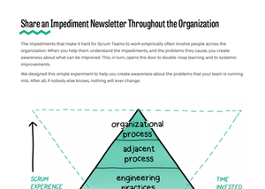 Experiment: Share an Impediment Newsletter Throughout the Organization