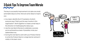 Quickstart To Improve Team Morale