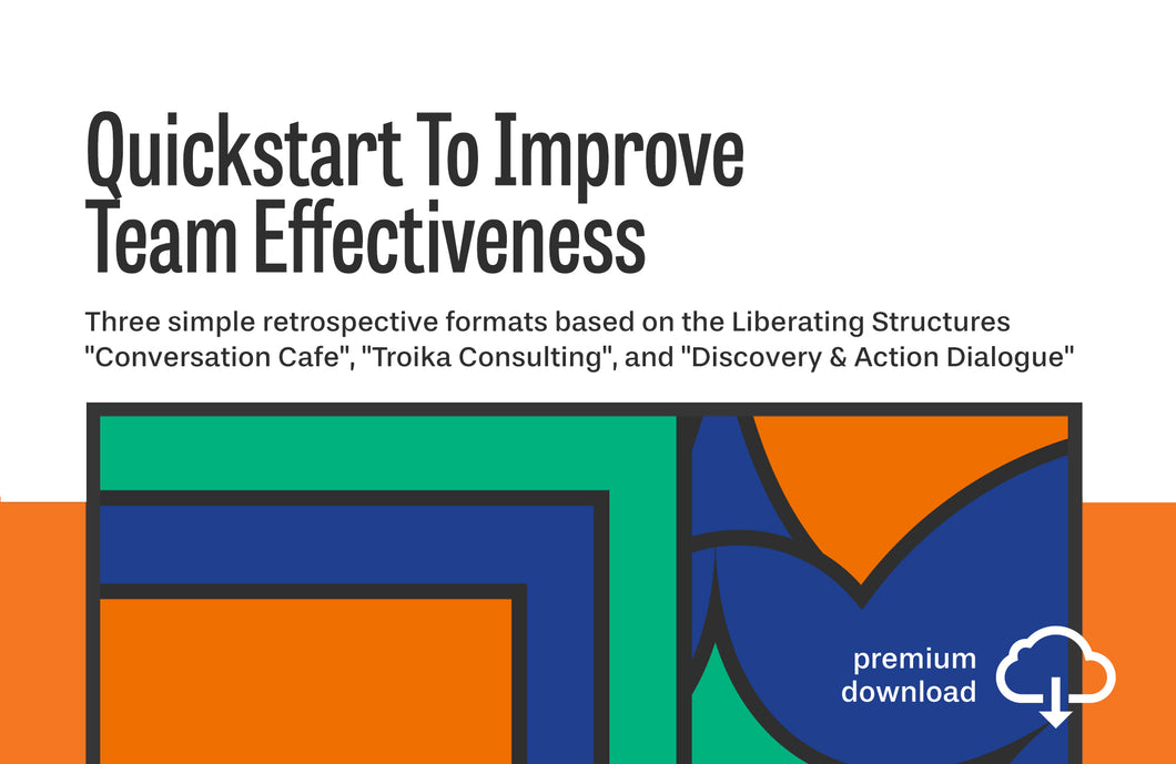 Quickstart To Improve Team Effectiveness