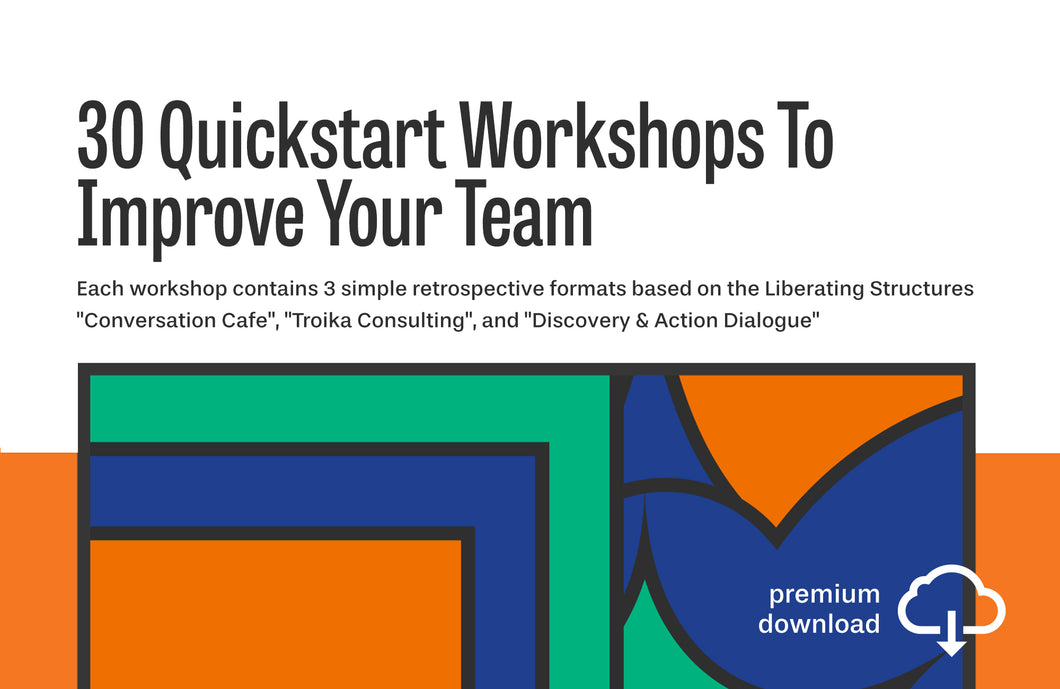 30 Quickstart Workshops To Improve Your Team